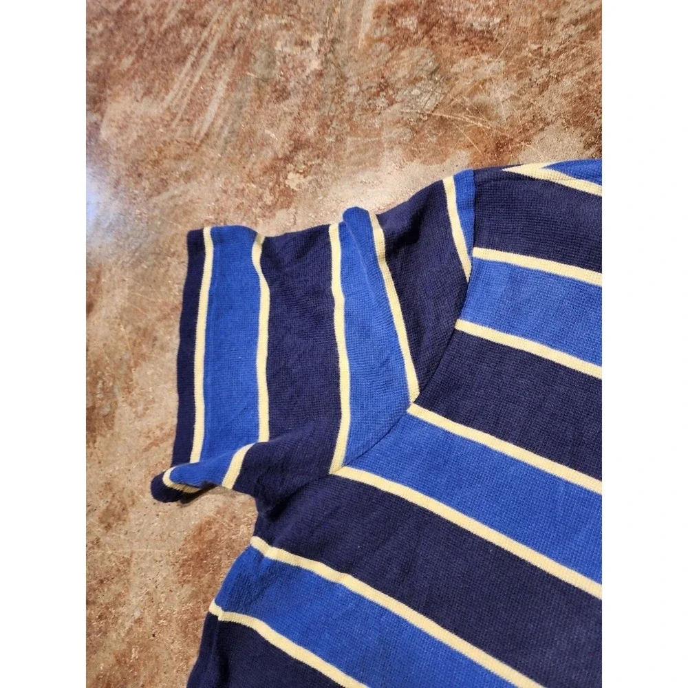 Vintage Polo‎ Ralph Lauren Striped Short Sleeve Shirt Sz XL **